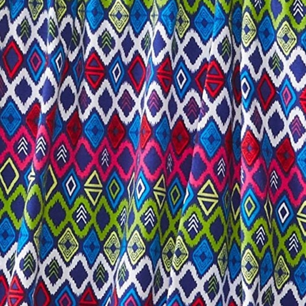 Bonnie Jean Tribal Print Long Sleeve Knit Dress 3T - Picture 6 of 6